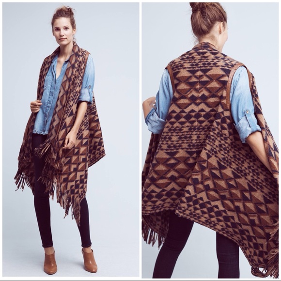 Anthropologie Jackets & Blazers - Anthropologie Canton Fringe Vest